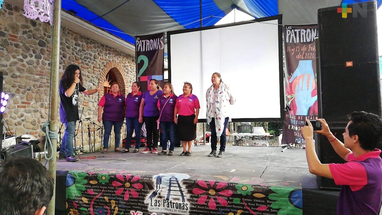 Las Patronas celebraron 25 años de apoyar a migrantes