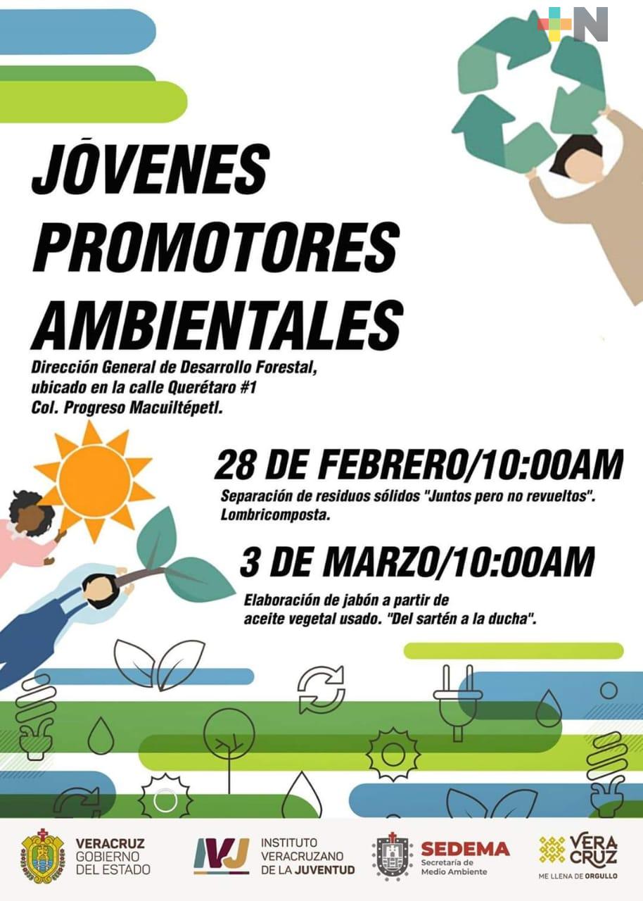 Convocan SEDEMA e IVJ a formar parte de la Red de Jóvenes Promotores Ambientales