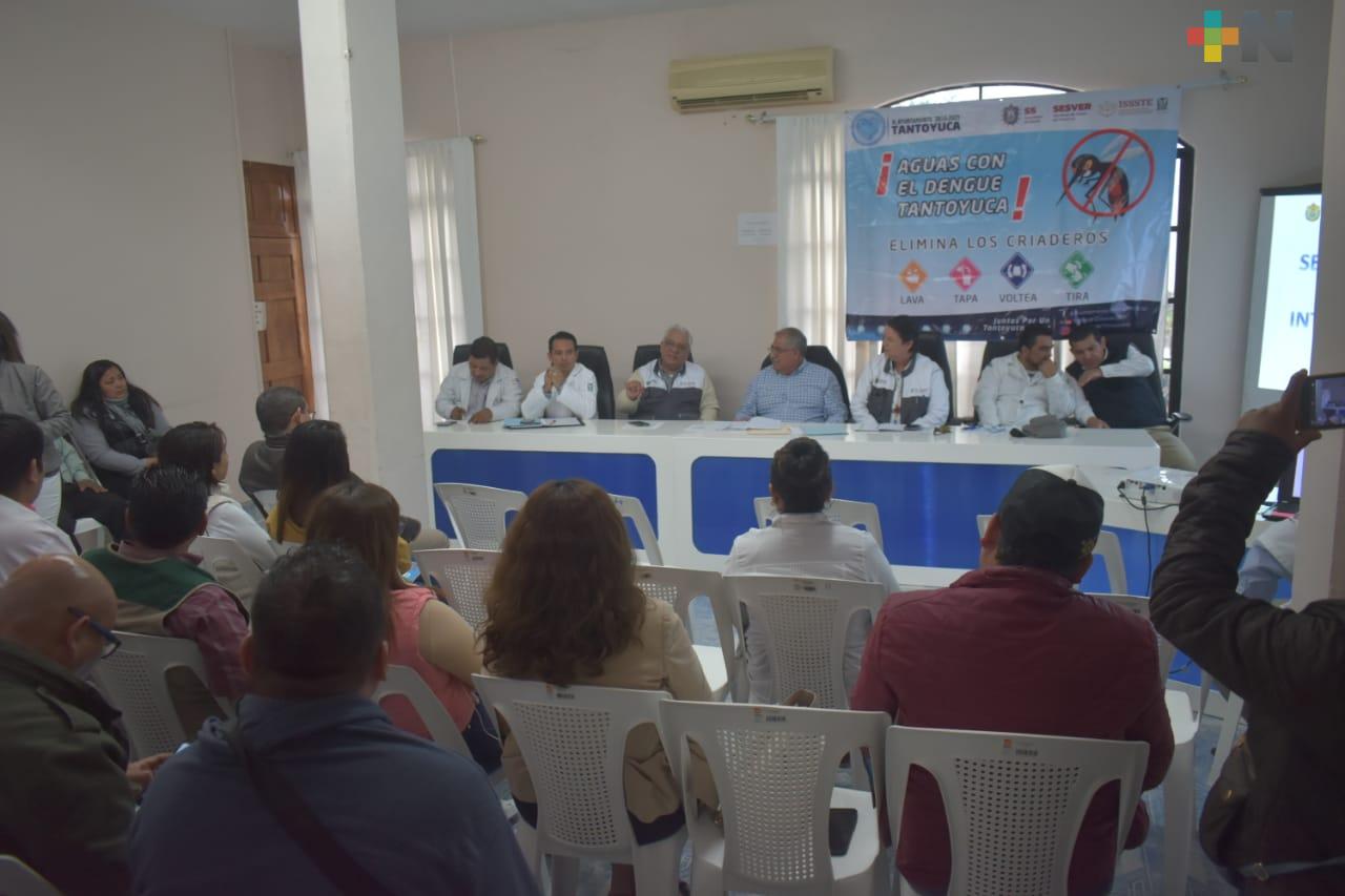 Continúan las acciones para prevenir el dengue en Tantoyuca