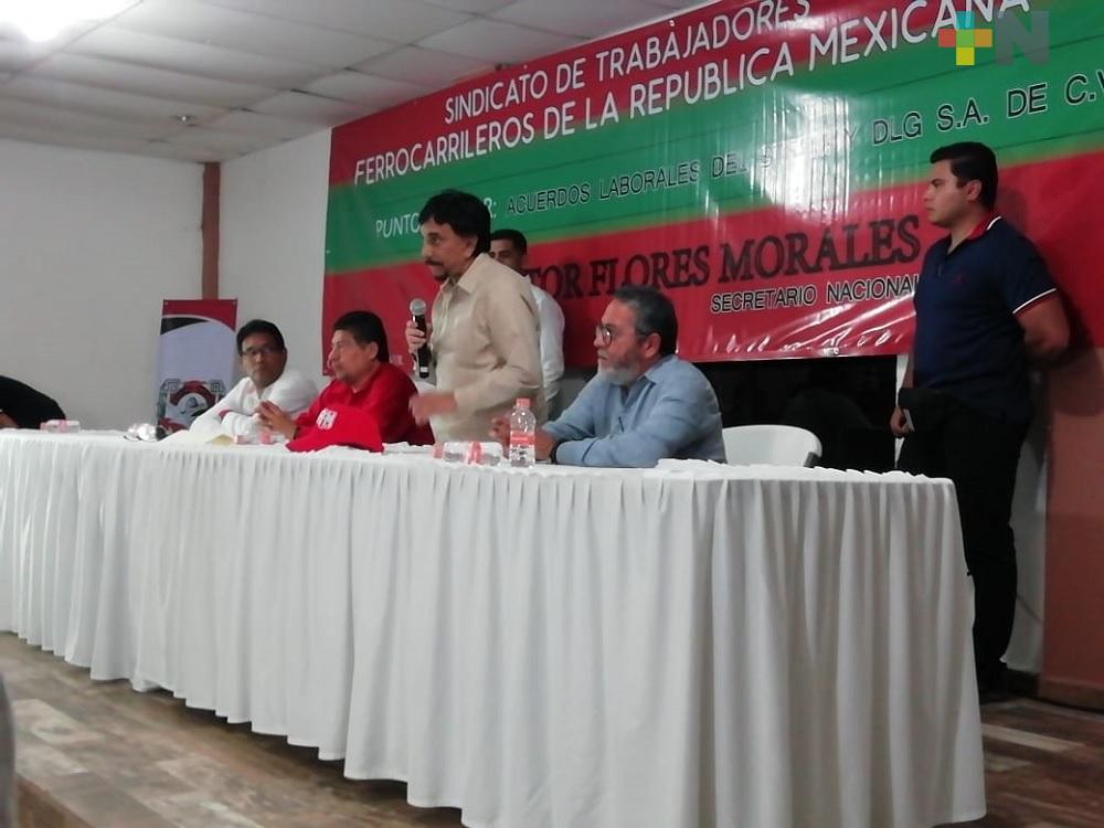 Emplearán a trabajadores ferrocarrileros en rehabilitación de las vías del Corredor Interoceánico