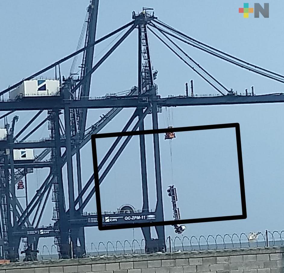 Hombre muere tras accidente en recinto portuario de Veracruz