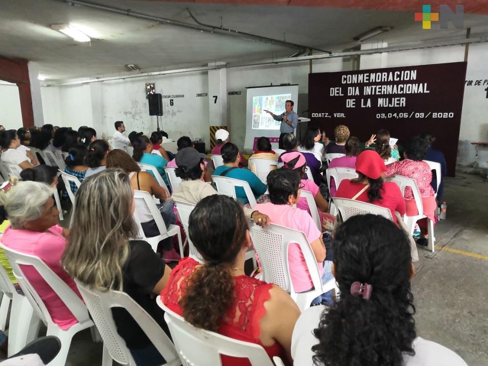 Instituto Municipal de la Mujer en Coatzacoalcos inicia ciclo de conferencias
