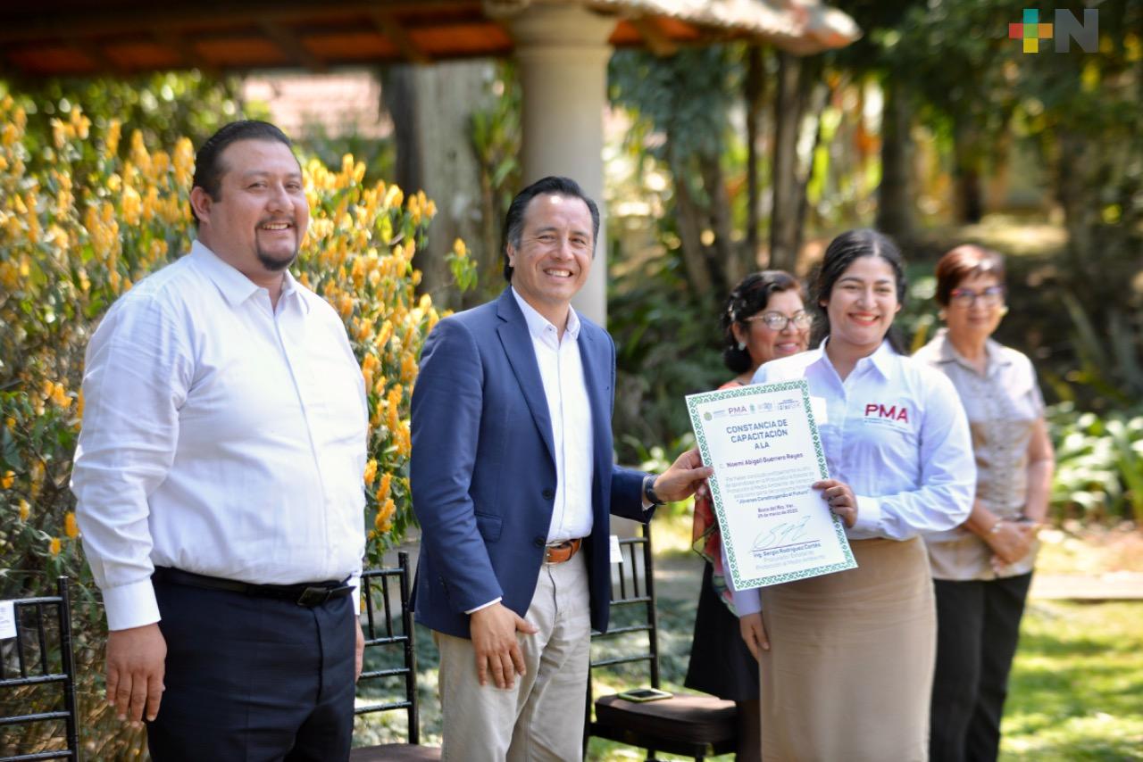 Gobierno de Veracruz refuerza la inspección ambiental con la contratación de Jóvenes Construyendo el Futuro