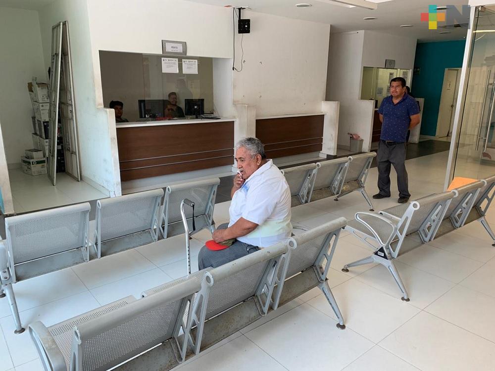 Por pandemia, baja el número de trámites en Oficina de Hacienda de Tuxpan