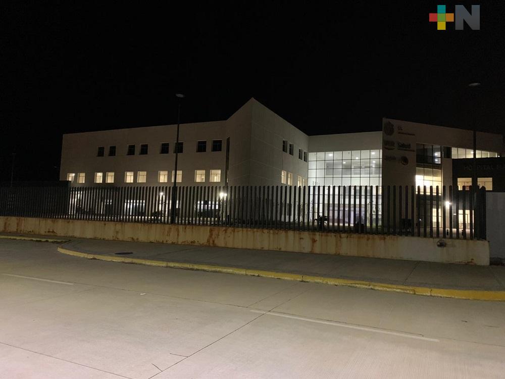 Hospital Materno Infantil de Coatzacoalcos, ya cuenta con servicios para atender a pacientes de COVID-19