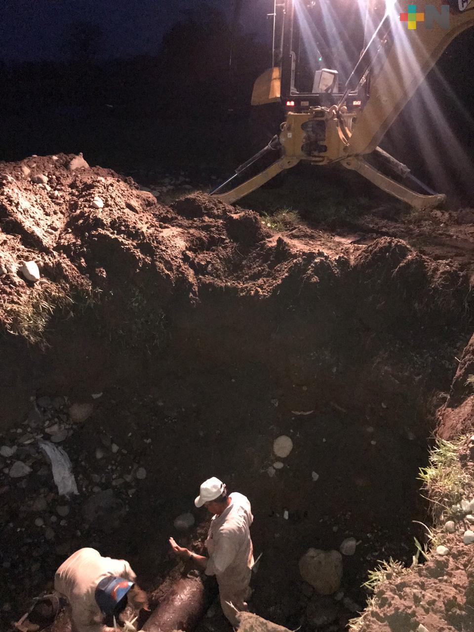 Por reparación de fugas suspenden servicio de agua potable en Martínez de la Torre