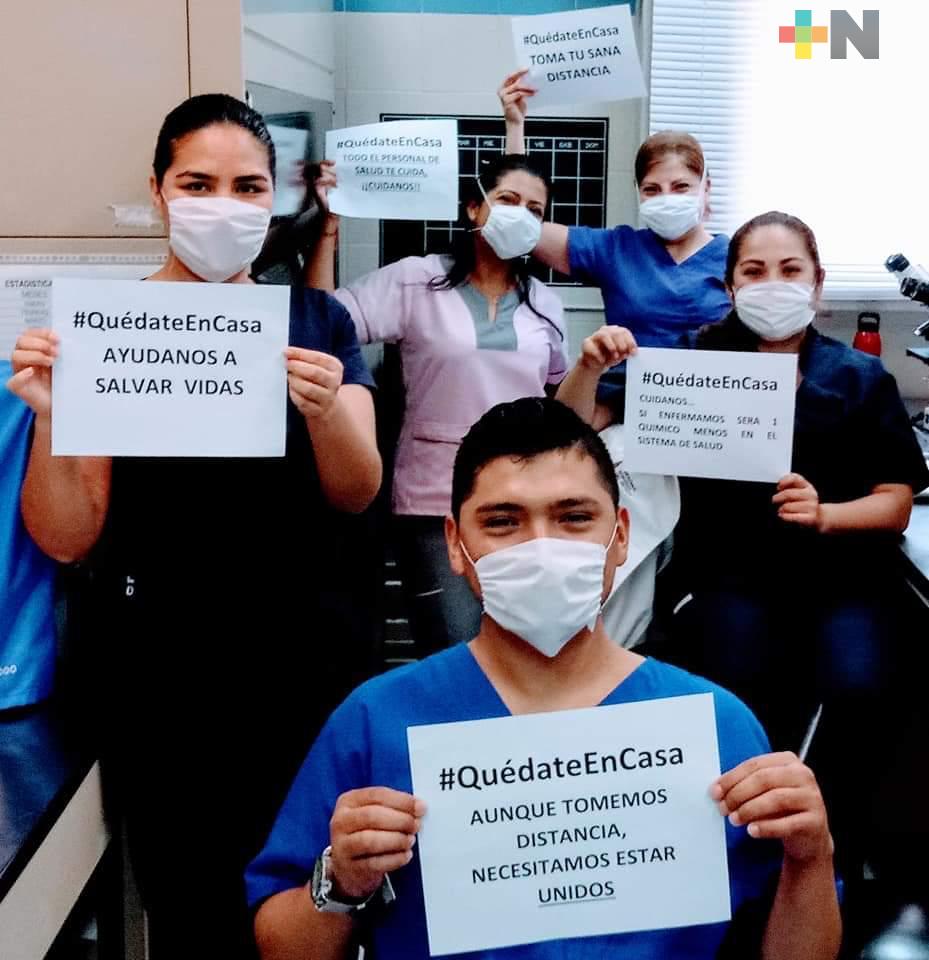 Si enfermamos será un químico menos en el sistema de salud #QuédateEnCasa