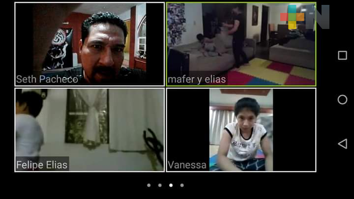 Escuela de artes marciales continúa con entrenamientos virtuales