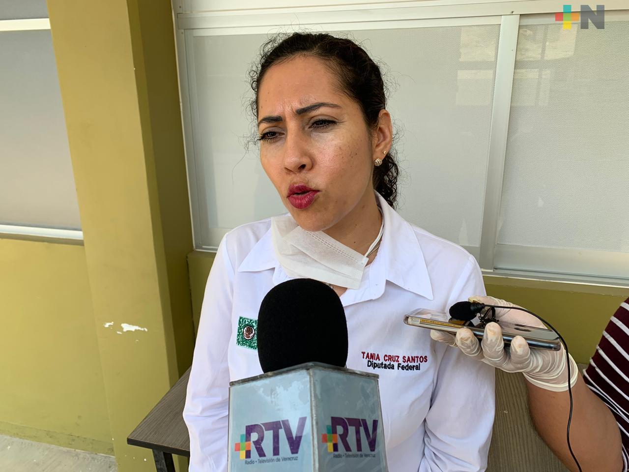 Cada legislador decidirá donar o no parte de su salario: Tania Cruz