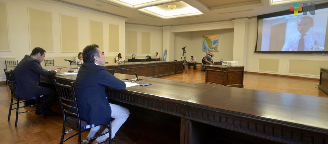 Cuitláhuac García plantea junto a CONAGO y Hacienda estrategias para la reactivación económica