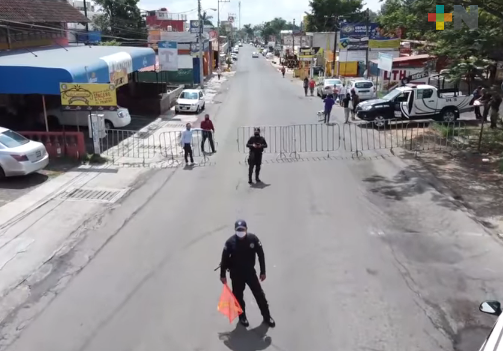 En horarios cierran la avenida principal de Las Trancas durante fin de semana