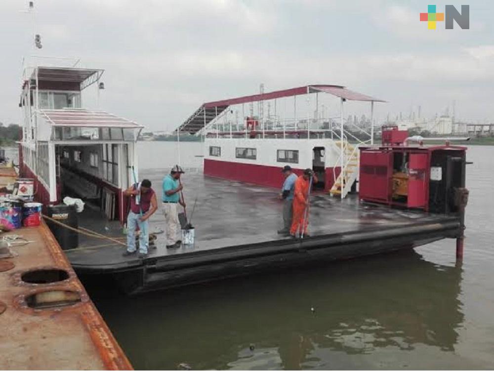 Otra vez habrá horario controlado en servicio de transbordador en Coatzacoalcos