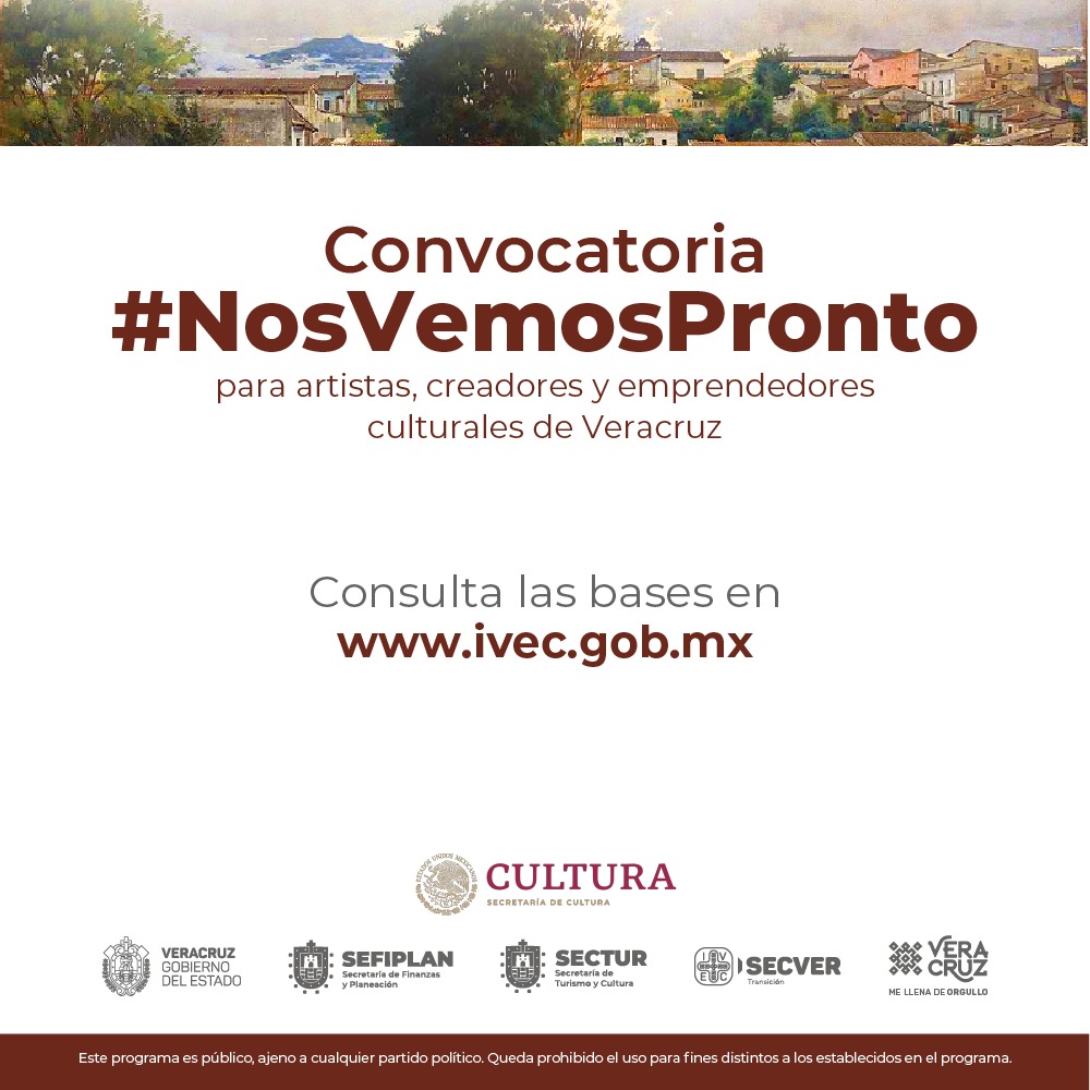 Otorgará IVEC estímulos económicos a creadores estatales a través de la convocatoria #NosVemosPronto
