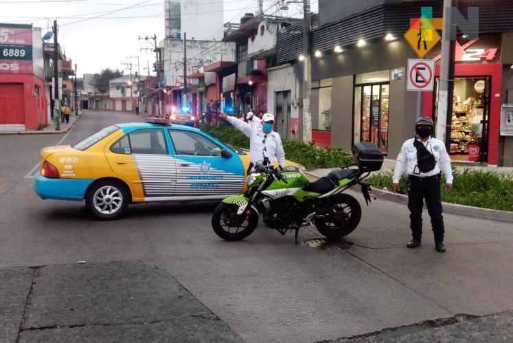 Por operativo de Tránsito y Vialidad, cierran centros históricos y colocan filtros sanitarios en 19 municipios