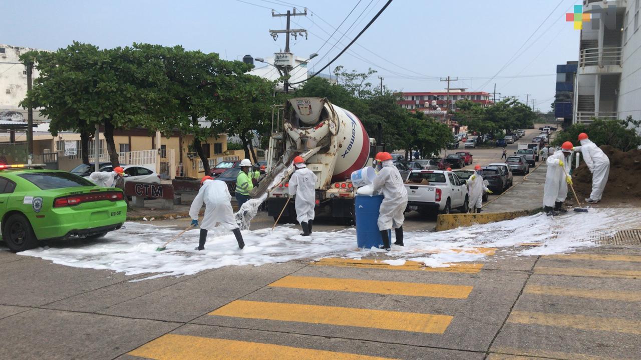 Con apoyo de CEMEX, inicia jornada de sanitización de hospitales públicos en Coatzacoalcos