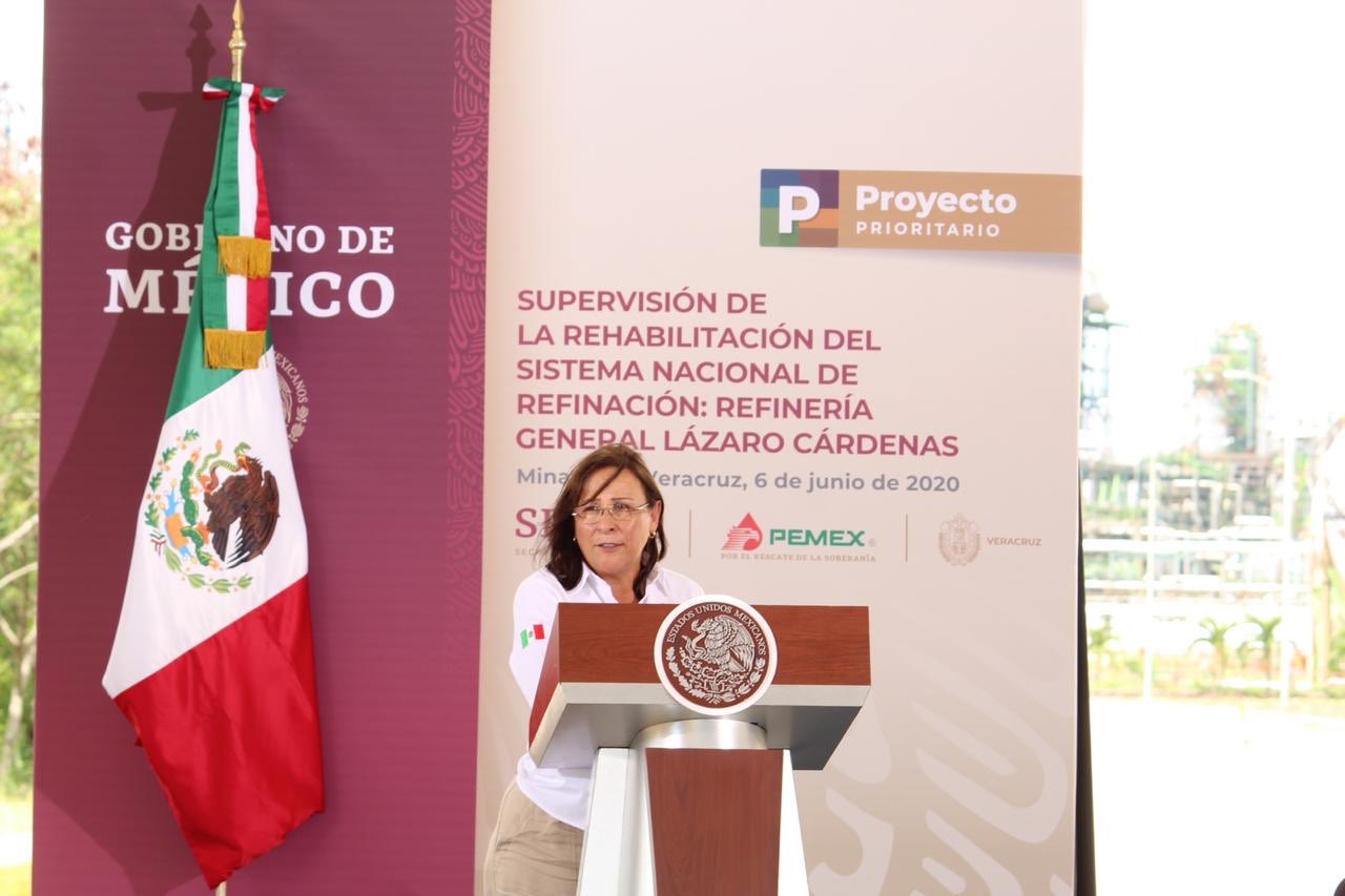 México cumplió cabalmente con reducción de producción de barriles de petróleo: Rocío Nahle