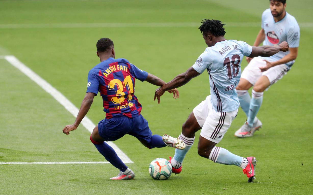 Barcelona y Celta empataron a dos