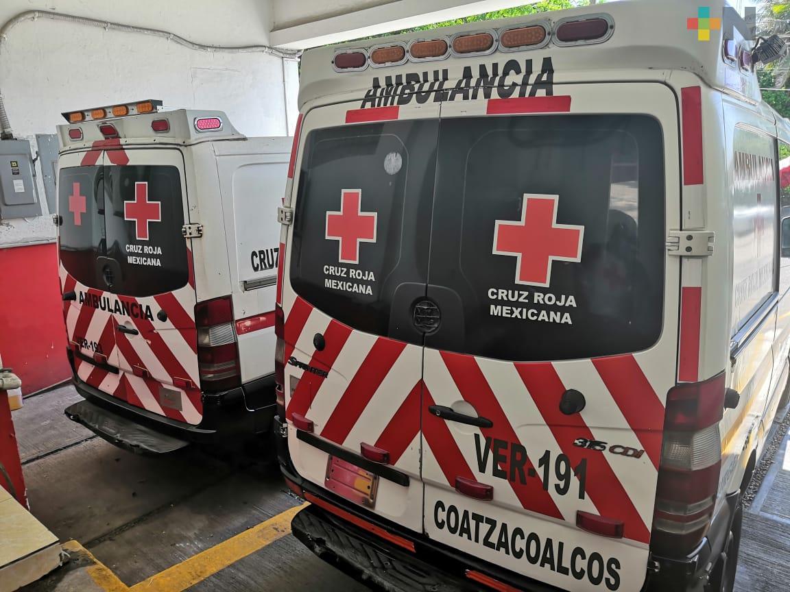 Ningún paramédico de la Cruz Roja en Coatzacoalcos ha presentado síntomas de COVID-19
