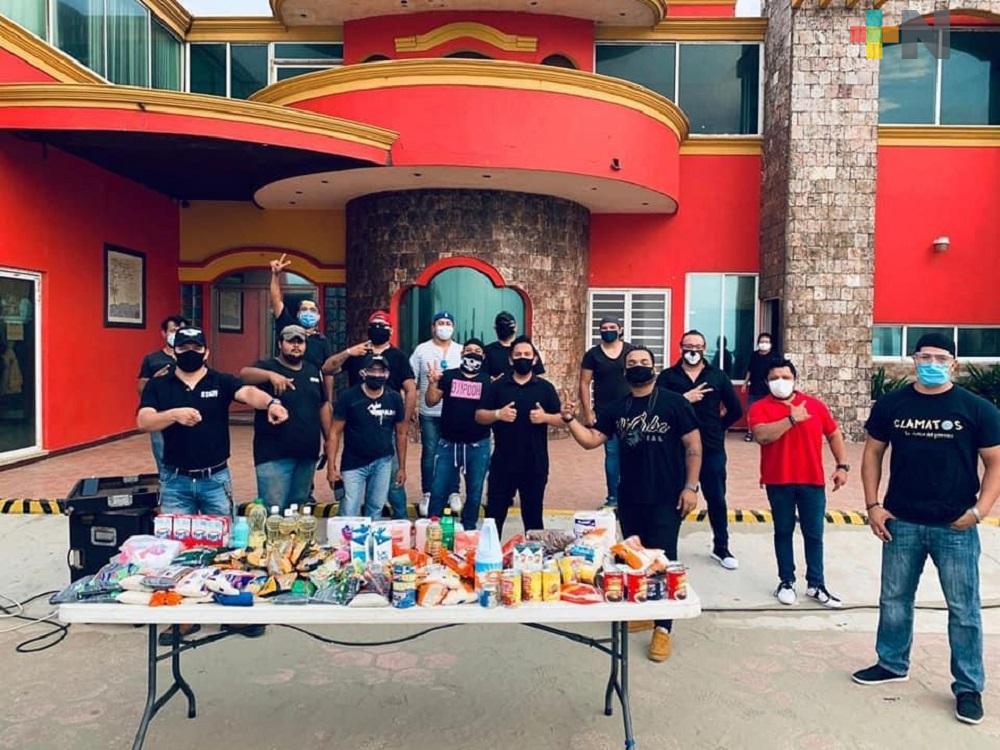 Dj’s y sonideros de Coatzacoalcos, iniciaron una colecta de víveres