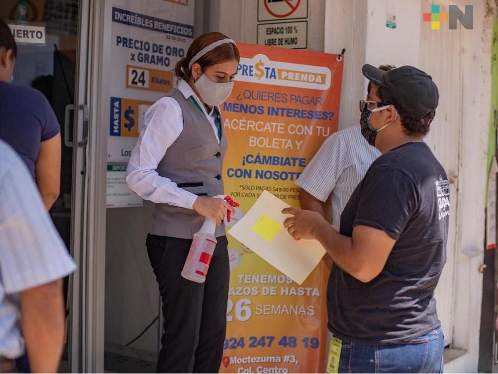 En Acayucan, impondrán multas a bancos que incumplan con disposiciones sanitarias
