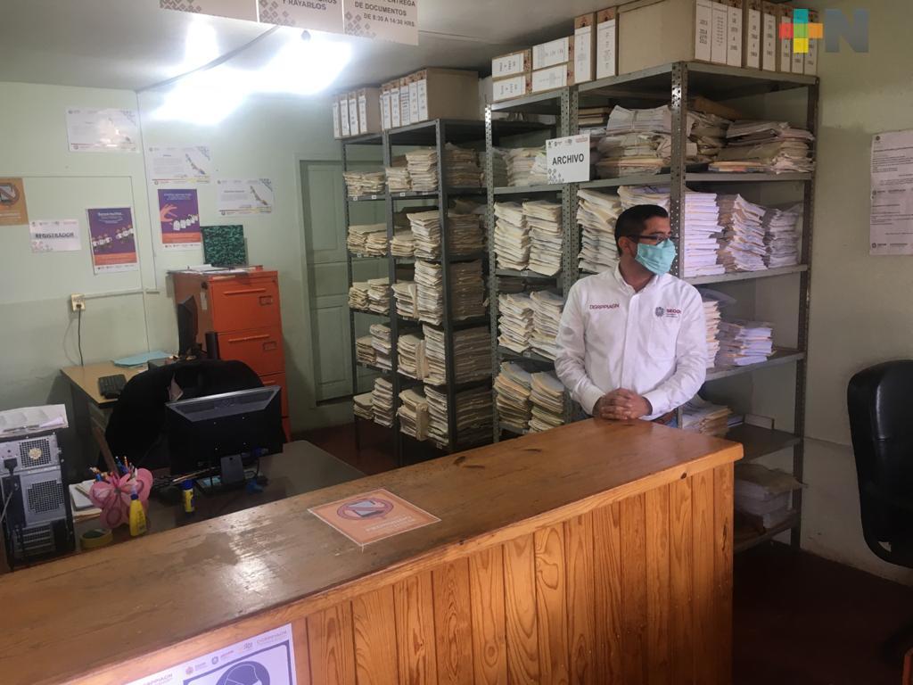 Registro Público de la Propiedad continúa dando atención en Huayacocotla