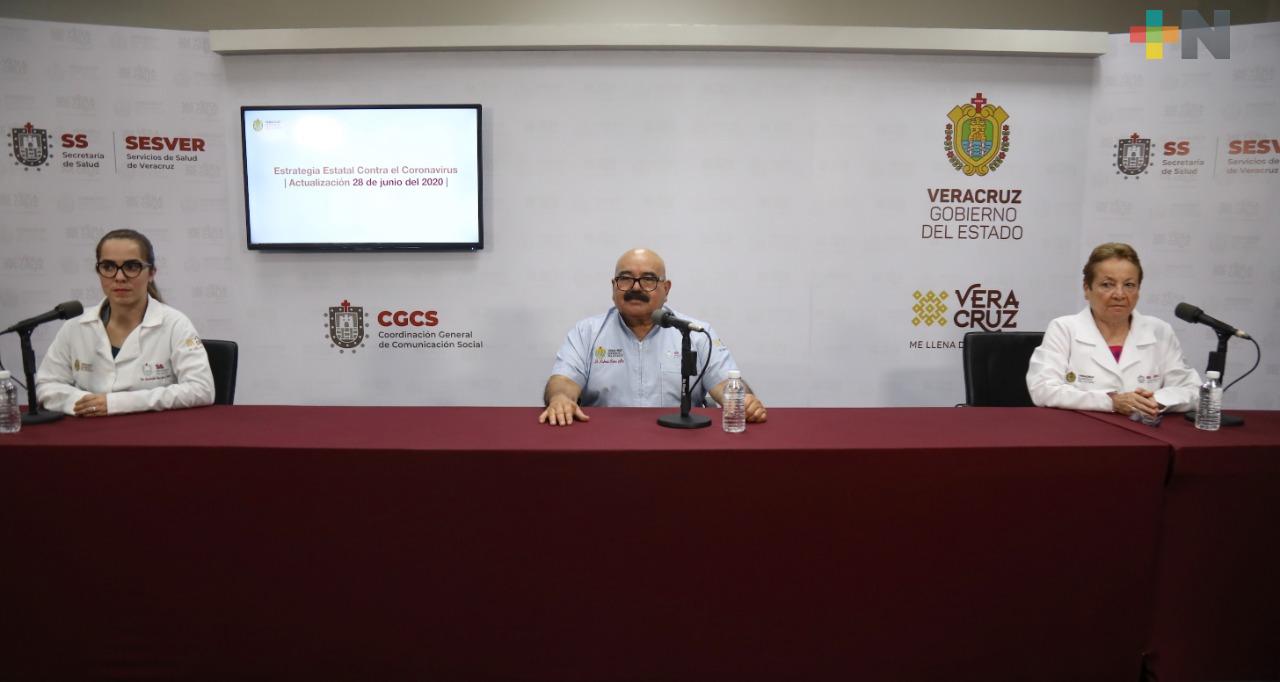 Hay 9 mil 805 casos de COVID-19 en 168 municipios de Veracruz