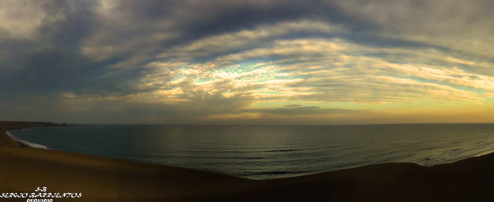 Panorámica de playa de Chachalacas