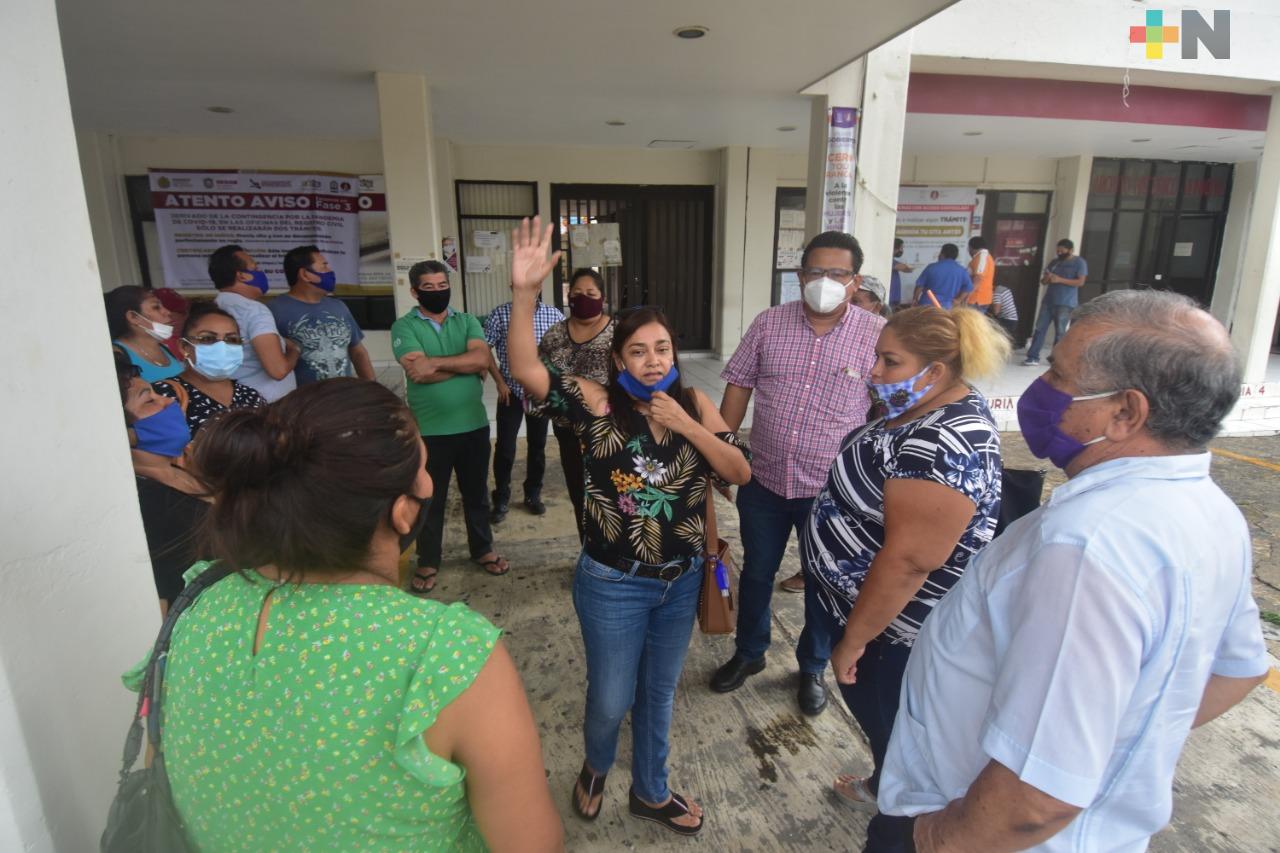 Propietarios de bares y cantinas se manifiestan; los atiende Ayuntamiento de Coatzacoalcos