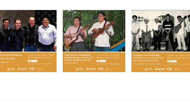 Ofrece IVEC un fin de semana artístico desde la página de Facebook de Casas de la Cultura