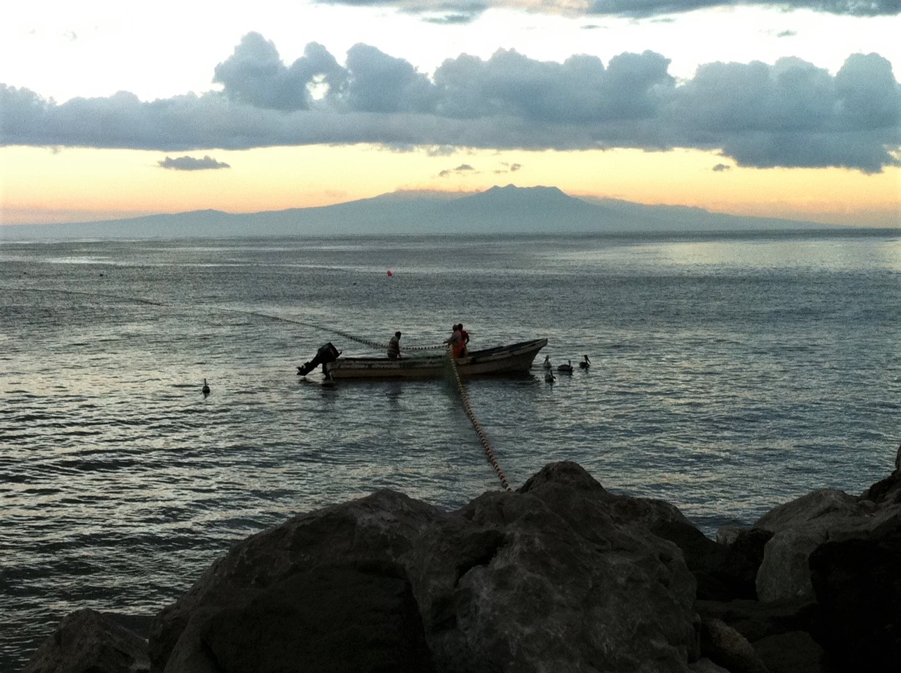 Coatzacoalcos, pesca al amanecer
