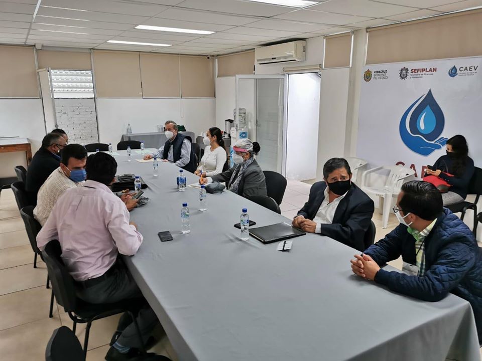 Municipio de Perote y CAE logran acuerdos para solucionar desabasto de agua