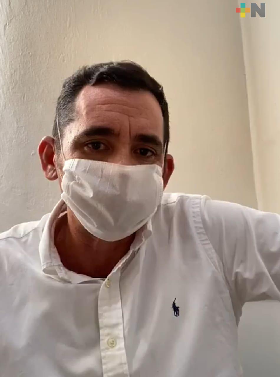 Alcalde de Tlalixcoyan da positivo a COVID-19