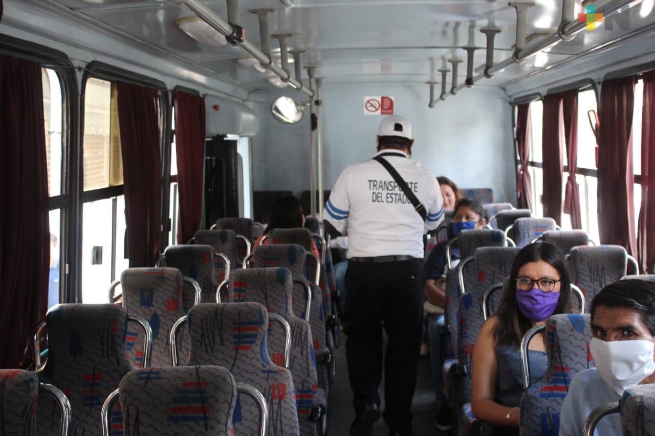 A partir del lunes será obligatorio usar cubrebocas para abordar el transporte público en el estado