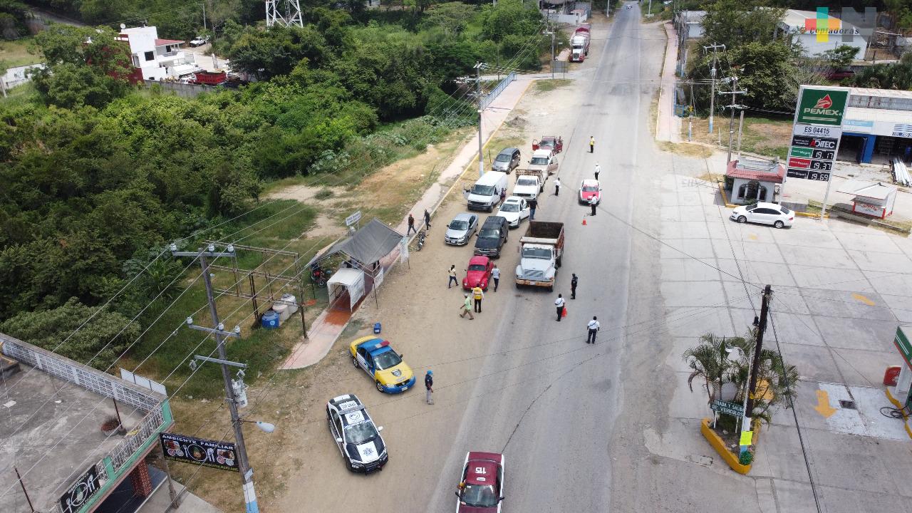 Refuerzan módulos desinfectantes en Tantoyuca