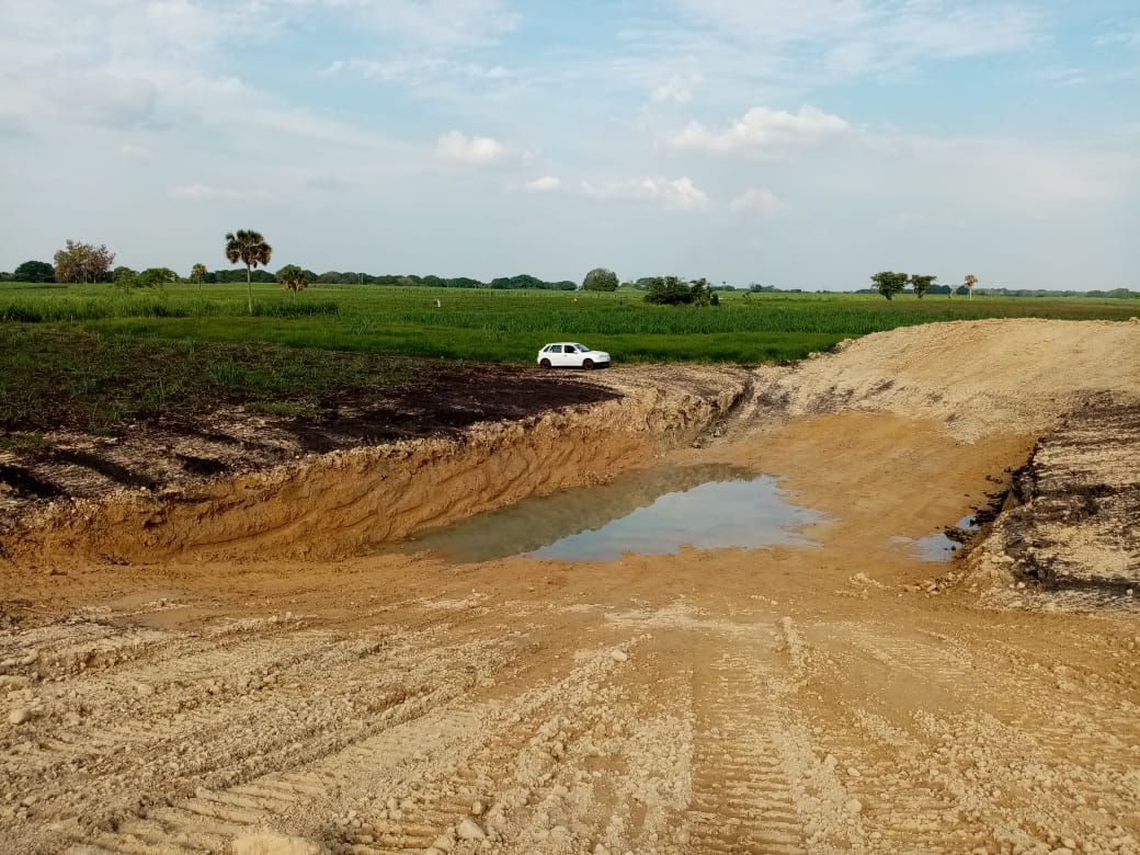 Resultó exitosa la construcción de ollas de agua para productores cañeros y ganaderos