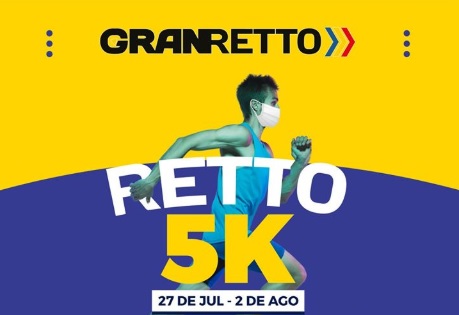 Anuncian Retto 5K Carera Virtual “Reactívate”