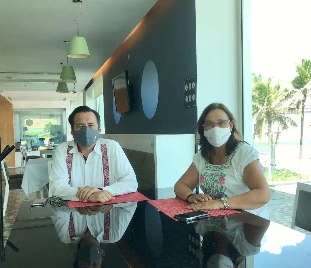 Confirma Rocío Nahle a Cuitláhuac García, proyectos de la SENER para Veracruz