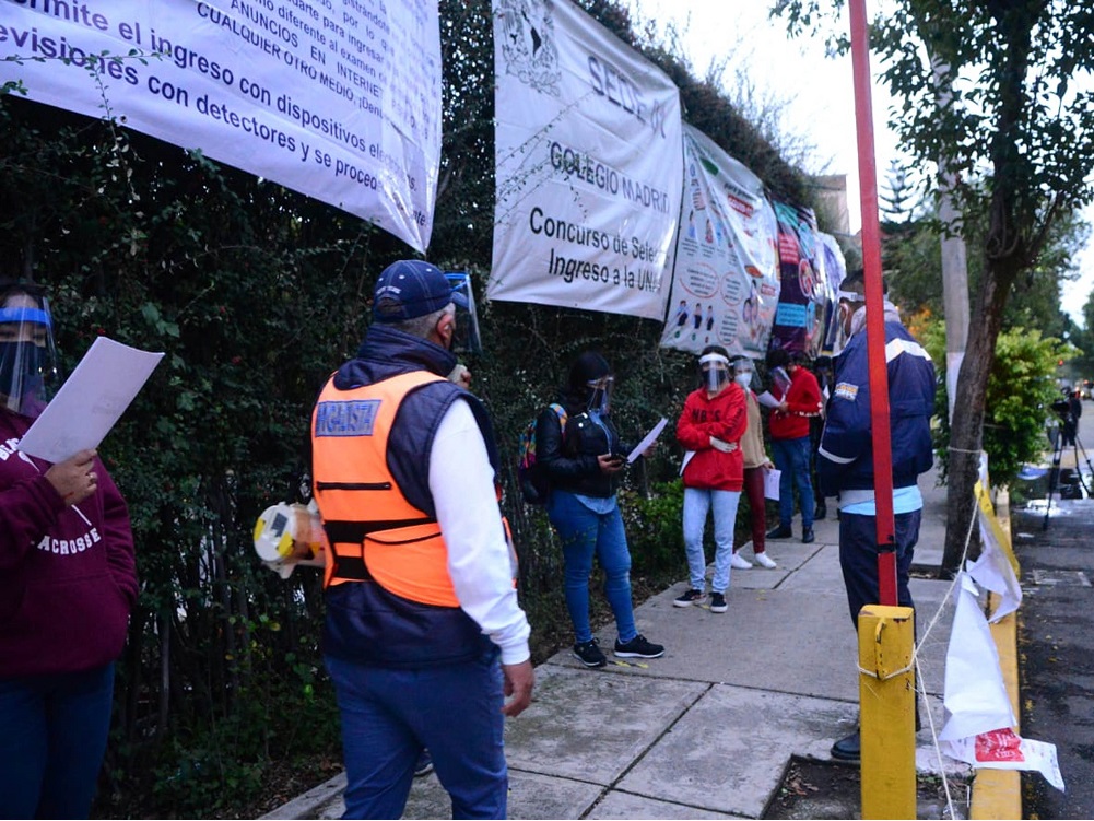 Día dos del examen de ingreso al nivel licenciatura de la UNAM