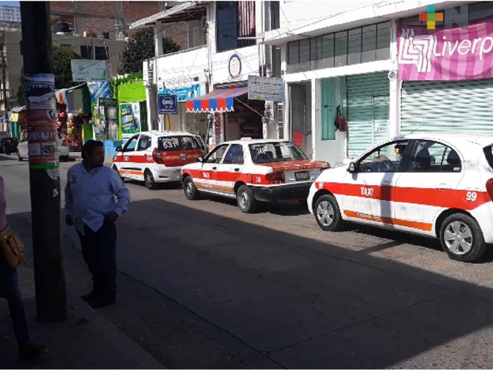 En Tuxpan sancionarán a choferes del transporte público que no usen cubrebocas
