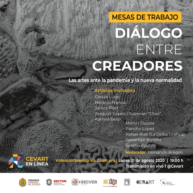 Invita CEVART a las mesas de trabajo “Diálogos entre creadores”