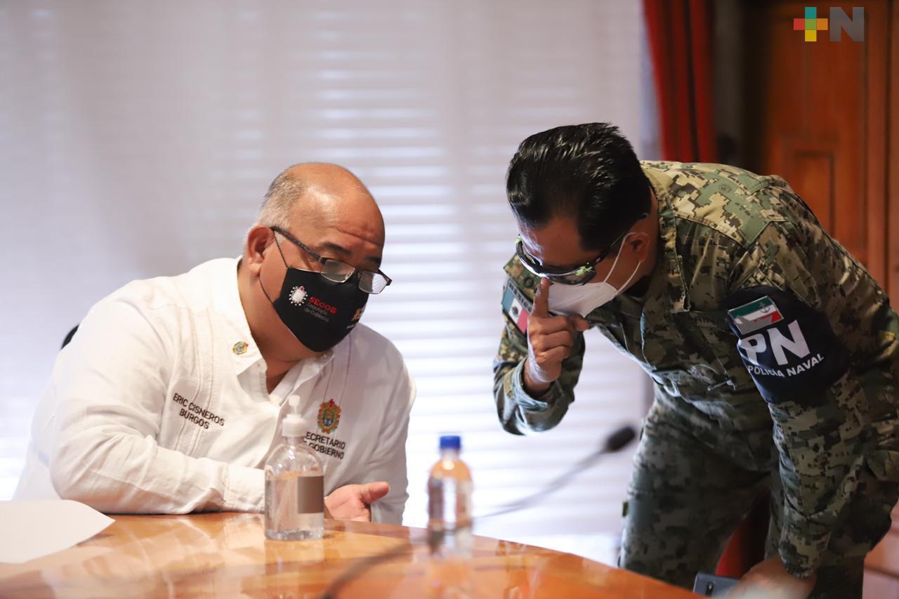 A los grupos criminales que quieran venir a Veracruz, les mostraremos la disposición para hacer valer la ley, afirma secretario de Gobierno