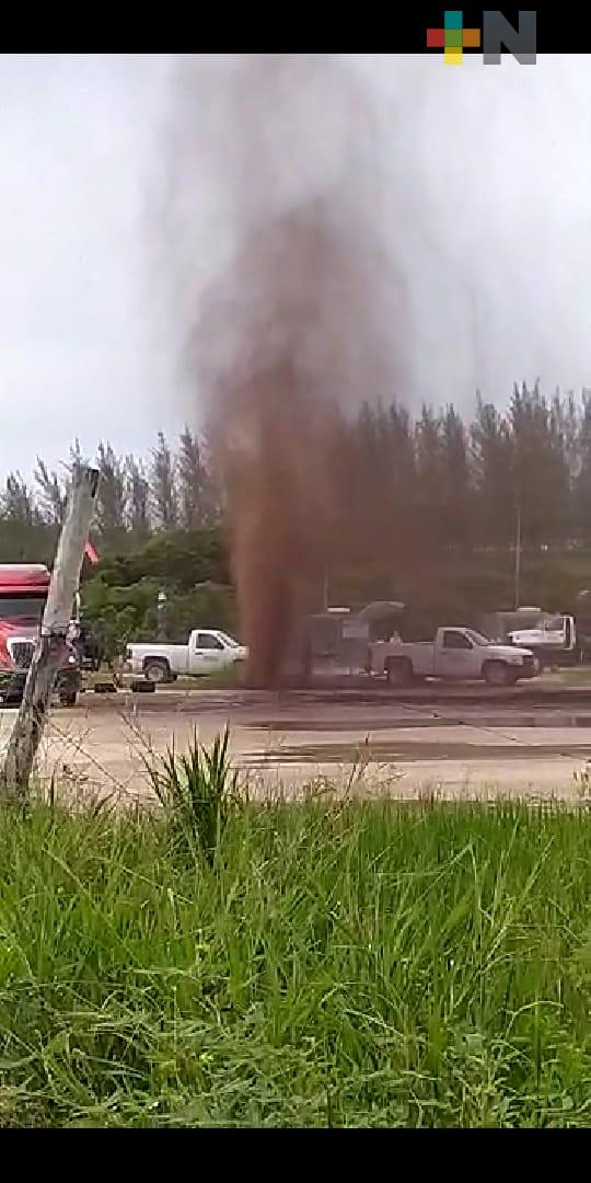 Controló Pemex fuga de crudo en Agua Dulce