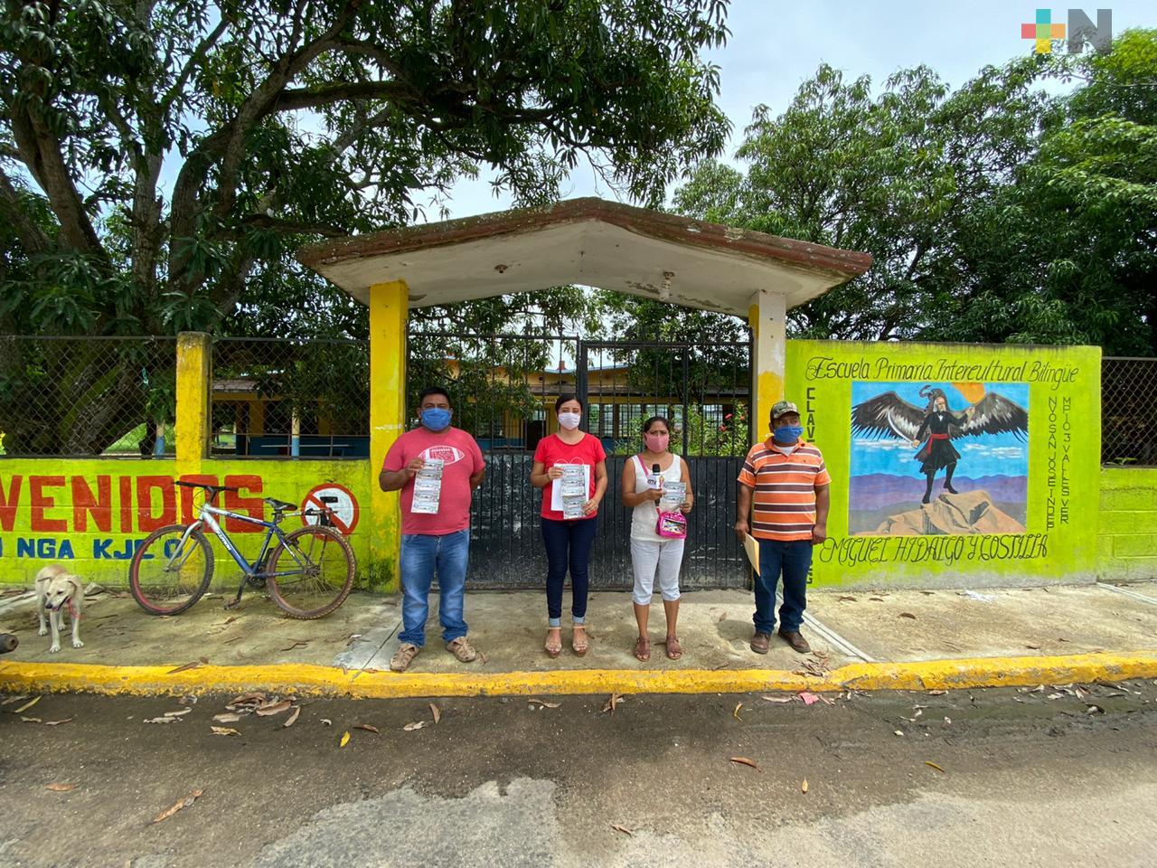 Gobierno Federal beneficia a escuelas de Tres Valles