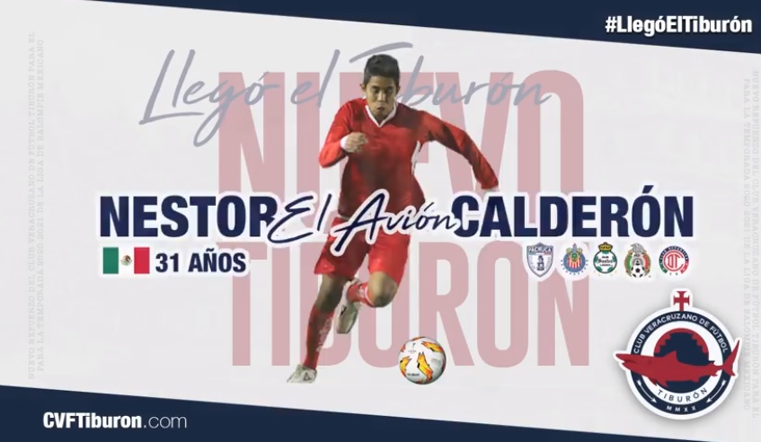 Néstor “El Avión” Calderón refuerza al CVF Tiburón