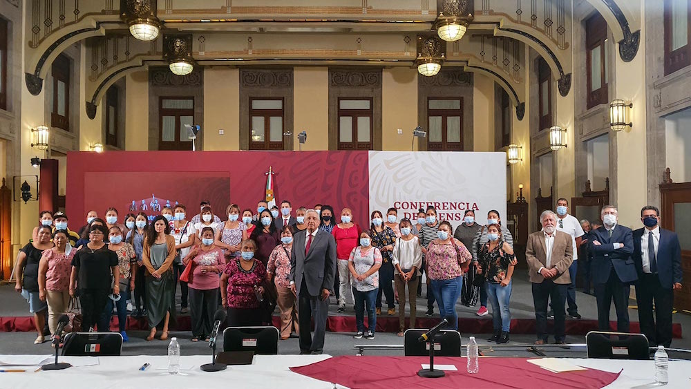 Presidente se compromete a hacer justicia a mineros de Pasta de Conchos