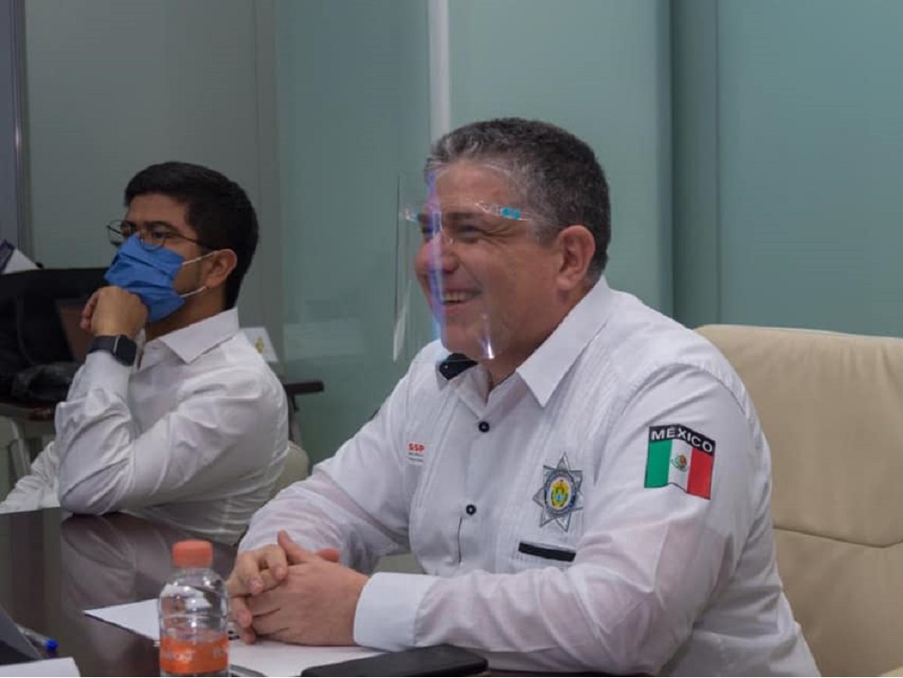 Secretario de Seguridad Pública, presentó a empresarios el botón “Alerta Empresarial”
