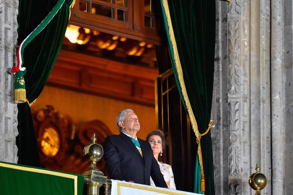 Presidente encabeza su segundo Grito de Independencia con llamado a la esperanza en el porvenir