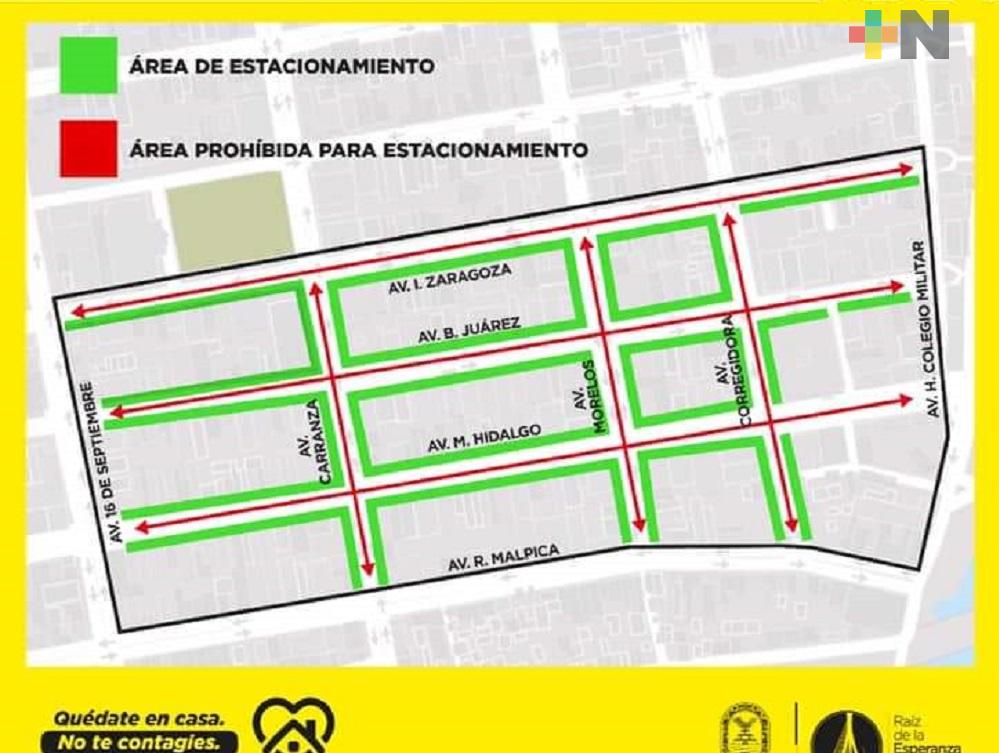 Ayuntamiento de Coatzacoalcos prohíbe estacionamiento de vehículos en algunas calles