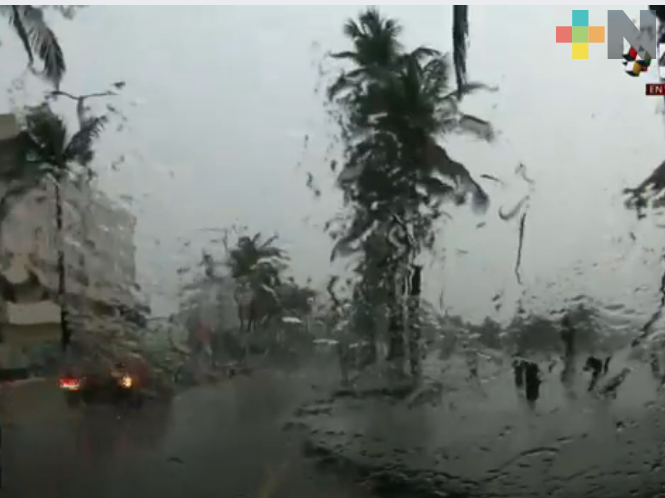 Probabilidad de tormentas y lluvias moderadas a fuertes