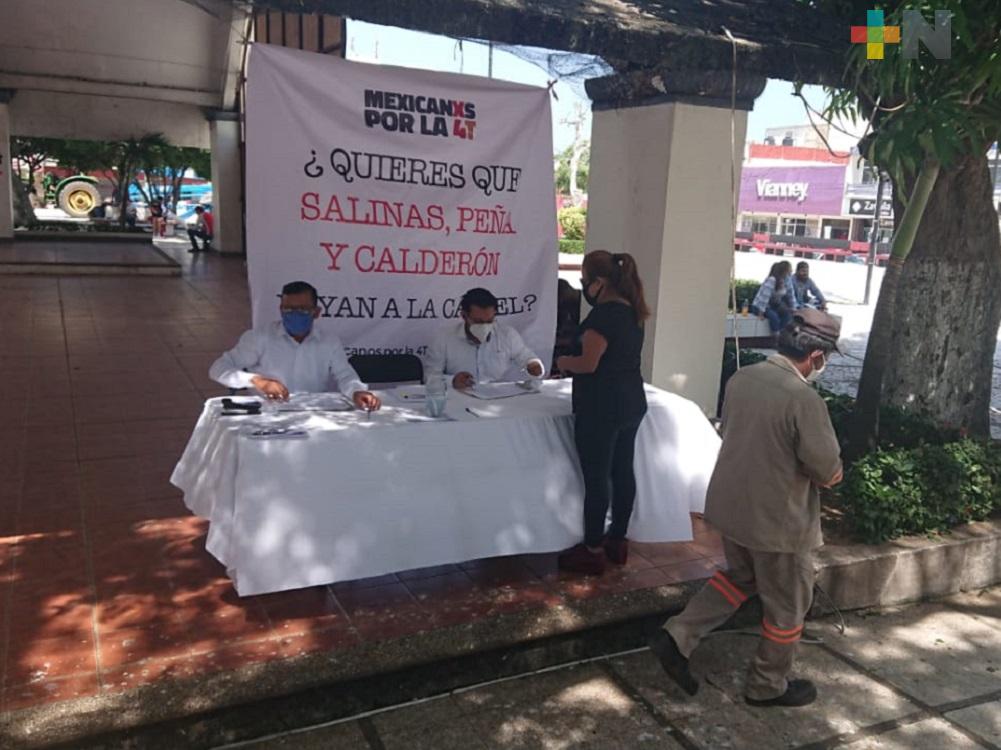 Coatzacoalqueños reconocen logros del presidente AMLO en estos dos años de gestión
